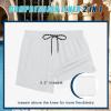imageCOOFANDY Men Swim Trunk with Compression Liner 2 in 1 Swimwear Bathing Suit Quick Dry Board ShortB White