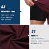 imageCOOFANDY Men Swim Trunk with Compression Liner 2 in 1 Swimwear Bathing Suit Quick Dry Board ShortD Wine Redhollow Out Liner