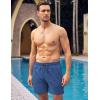imageCOOFANDY Men Swim Trunk with Compression Liner 2 in 1 Swimwear Bathing Suit Quick Dry Board ShortDeep Blue