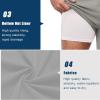 imageCOOFANDY Men Swim Trunk with Compression Liner 2 in 1 Swimwear Bathing Suit Quick Dry Board ShortLight Greyhollow Out Liner