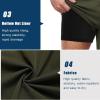 imageCOOFANDY Men Swim Trunk with Compression Liner 2 in 1 Swimwear Bathing Suit Quick Dry Board ShortPrint Blue Leaveshollow Out Liner