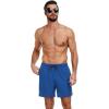 imageCOOFANDY Men Swim Trunk with Compression Liner 2 in 1 Swimwear Bathing Suit Quick Dry Board ShortRoyal Bluehollow Out Liner