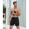 imageCOOFANDY Mens 2 Pack Workout Gym Shorts 7 Inch  5 Inch Athletic Shorts Lightweight Casual Jogger Short with Zipper PocketsBlack  Grey