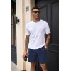 imageCOOFANDY Mens 2 Pack Workout Gym Shorts 7 Inch  5 Inch Athletic Shorts Lightweight Casual Jogger Short with Zipper PocketsNavy Blue  Army Green