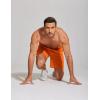 imageCOOFANDY Mens Athletic Running Shorts 7 Gym Workout Shorts Lightweight Drawstring Training Shorts with Zipper PocketsRoyal BlueOrange