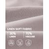 imageCOOFANDY Mens Casual Linen Shorts Elastic Waist Drawstring Loose Fit Summer Beach Vacation Shorts with PocketsLight Grey