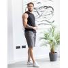 imageCOOFANDY Mens Casual Shorts Cotton Stretch Drawstring Summer Beach Shorts Chino Golf Shorts with PocketsDark Grey