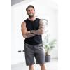 imageCOOFANDY Mens Casual Shorts Cotton Stretch Drawstring Summer Beach Shorts Chino Golf Shorts with PocketsDark Grey