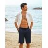 imageCOOFANDY Mens Casual Shorts Cotton Stretch Drawstring Summer Beach Shorts Chino Golf Shorts with PocketsRoyal Blue