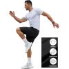 imageCOOFANDY Mens Gym Workout Shorts 7 Inch Stretch Athletic Shorts Lightweight Running Training Short Pants with PocketsBlack 1 Pack of 1