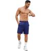 imageCOOFANDY Mens Gym Workout Shorts 7 Inch Stretch Athletic Shorts Lightweight Running Training Short Pants with PocketsBlue 1 Pack of 1