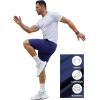 imageCOOFANDY Mens Gym Workout Shorts 7 Inch Stretch Athletic Shorts Lightweight Running Training Short Pants with PocketsBlue 1 Pack of 1