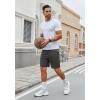 imageCOOFANDY Mens Gym Workout Shorts 7 Inch Stretch Athletic Shorts Lightweight Running Training Short Pants with PocketsDark Grey 1 Pack of 1