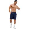 imageCOOFANDY Mens Gym Workout Shorts 7 Inch Stretch Athletic Shorts Lightweight Running Training Short Pants with PocketsNavy Blue 1 Pack of 1