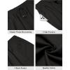 imageCOOFANDY Mens Linen Shorts Casual Summer Beach Shorts Elastic Waist Drawstring Vacation Shorts with PocketsBlack