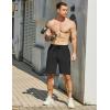 imageCOOFANDY Mens Sweat Shorts 7 Inch Athletic Workout Shorts 2 Pack Casual Lounge Joggers Short Pants with Pockets2 Packblackarmy Green