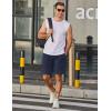 imageCOOFANDY Mens Sweat Shorts 7 Inch Athletic Workout Shorts 2 Pack Casual Lounge Joggers Short Pants with Pockets2 Packgreynavy Blue