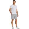 imageCOOFANDY Mens Sweat Shorts 7 Inch Athletic Workout Shorts 2 Pack Casual Lounge Joggers Short Pants with Pockets2 Packgreynavy Blue