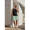 imageCOOFANDY Mens Sweat Shorts 7 Inch Athletic Workout Shorts 2 Pack Casual Lounge Joggers Short Pants with Pockets2 Packminty Greengrey