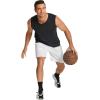 imageCOOFANDY Mens Sweat Shorts 7 Inch Athletic Workout Shorts 2 Pack Casual Lounge Joggers Short Pants with PocketsWhite1 Pack of 1