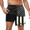 Print American Flag-hollow Out Liner