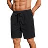 imageCOOFANDY Mens 2 Pack Gym Workout Shorts 7 Inch Athletic Shorts Quick Dry Running Shorts with PocketsBlack