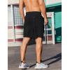 imageCOOFANDY Mens 2 Pack Gym Workout Shorts 7 Inch Athletic Shorts Quick Dry Running Shorts with PocketsBlack