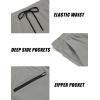 imageCOOFANDY Mens 2 Pack Gym Workout Shorts 7 Inch Athletic Shorts Quick Dry Running Shorts with PocketsBlackLight Grey