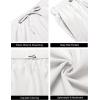 imageCOOFANDY Mens Casual 9 Inch Shorts Summer Beach Linen Shorts Lightweight Drawstring Elastic Waist Shorts with PocketsWhite