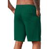 imageCOOFANDY Mens Casual Shorts Drawstring Elastic Waist Shorts Lightweight Stretch Summer Beach Shorts with PocketsGreen