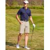imageCOOFANDY Mens Golf Dress Shorts Lightweight 7quot Hiking Shorts Casual Summer Shorts with PocketsBeige