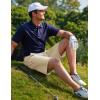 imageCOOFANDY Mens Golf Dress Shorts Lightweight 7quot Hiking Shorts Casual Summer Shorts with PocketsBeige