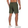 imageCOOFANDY Mens Golf Dress Shorts Lightweight 7quot Hiking Shorts Casual Summer Shorts with PocketsDark Green