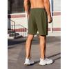 imageCOOFANDY Mens Gym Workout Athletic Shorts Running Jogger Quick Dry Lightweight Shorts with Zipper PocketsArmy Green