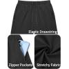 imageCOOFANDY Mens Gym Workout Athletic Shorts Running Jogger Quick Dry Lightweight Shorts with Zipper PocketsBlack
