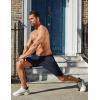 imageCOOFANDY Mens Gym Workout Athletic Shorts Running Jogger Quick Dry Lightweight Shorts with Zipper PocketsBlue Purple