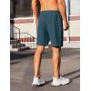 imageCOOFANDY Mens Gym Workout Athletic Shorts Running Jogger Quick Dry Lightweight Shorts with Zipper PocketsDark Blue