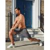 imageCOOFANDY Mens Gym Workout Athletic Shorts Running Jogger Quick Dry Lightweight Shorts with Zipper PocketsDark Grey