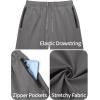 imageCOOFANDY Mens Gym Workout Athletic Shorts Running Jogger Quick Dry Lightweight Shorts with Zipper PocketsDark Grey