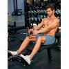 imageCOOFANDY Mens Gym Workout Athletic Shorts Running Jogger Quick Dry Lightweight Shorts with Zipper PocketsGrey Blue
