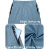 imageCOOFANDY Mens Gym Workout Athletic Shorts Running Jogger Quick Dry Lightweight Shorts with Zipper PocketsGrey Blue