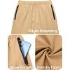 imageCOOFANDY Mens Gym Workout Athletic Shorts Running Jogger Quick Dry Lightweight Shorts with Zipper PocketsKhaki
