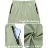 imageCOOFANDY Mens Gym Workout Athletic Shorts Running Jogger Quick Dry Lightweight Shorts with Zipper PocketsLight Green