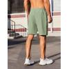 imageCOOFANDY Mens Gym Workout Athletic Shorts Running Jogger Quick Dry Lightweight Shorts with Zipper PocketsLight Green