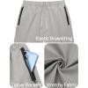 imageCOOFANDY Mens Gym Workout Athletic Shorts Running Jogger Quick Dry Lightweight Shorts with Zipper PocketsLight Grey
