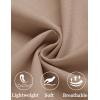 imageCOOFANDY Mens Linen Shorts Casual Beach Shorts 9 inch Inseam Elastic Waist Drawstring Summer ShortsKhaki