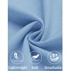 imageCOOFANDY Mens Linen Shorts Casual Beach Shorts 9 inch Inseam Elastic Waist Drawstring Summer ShortsSky Blue