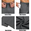 imageCOOFANDY Mens Yoga Sweatpants Lightweight Open Bottom Lounge Pants Casual Drawstring Sweat Pants with PocketsDark Grey