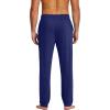 imageCOOFANDY Mens Yoga Sweatpants Lightweight Open Bottom Lounge Pants Casual Drawstring Sweat Pants with PocketsNavy Blue
