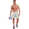 imageCOOFANDY Mens 2 in 1 Running Shorts 2 Pack Athletic Shorts Quick Dry Gym Training Workout Shorts with PocketsBlackGrey
